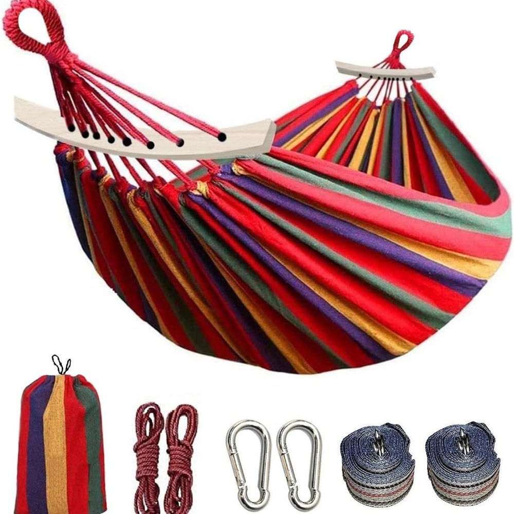 Folding Double Hanging Nylon Wholesale Swing Portable Outdoor Camping Hammock